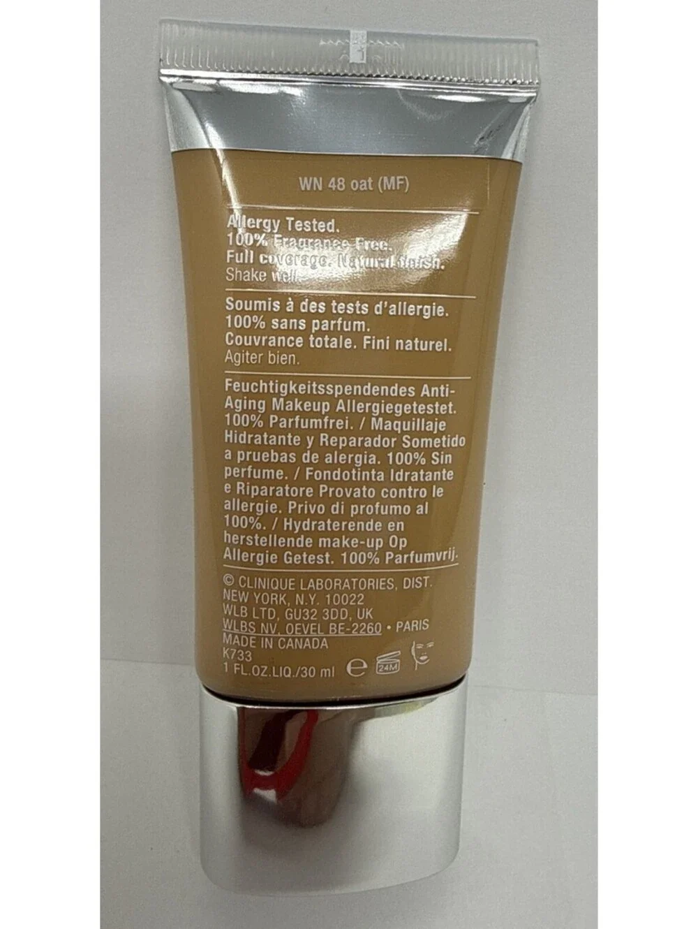 WN48~ Clinique Even Better Refresh Hydrating And Repairing Makeup 1 Fl.OZ . RN3